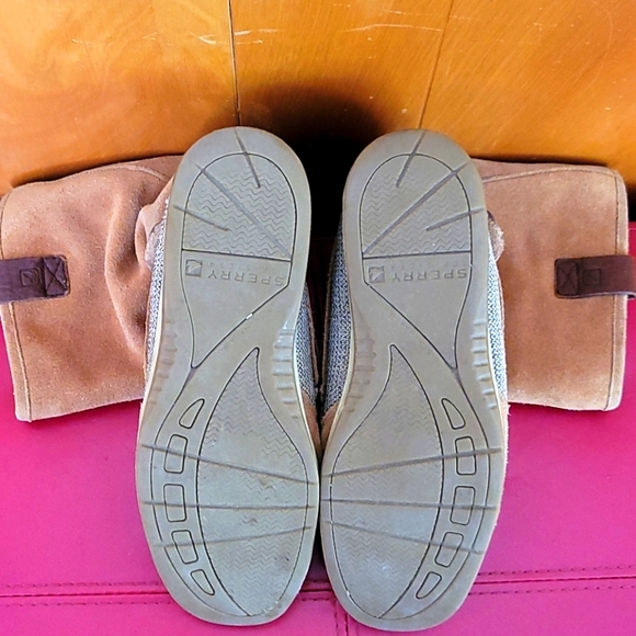 Sperry Natural Tan Suede and tweed - Picture 5 of 5